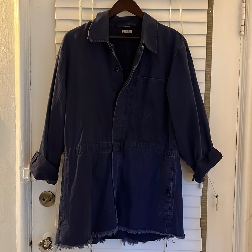 RARE REFORMATION oversized shirt jacket! Sz O/S